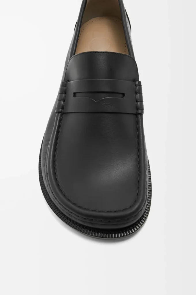 Mocassins Campo en cuir de veau noir
