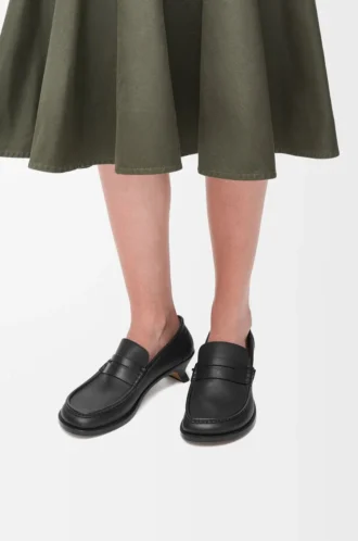 Mocassins Campo en cuir de veau souple Noir