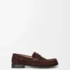 Mocassins Campo en cuir de veau suédé marron foncé Mocassins Campo en cuir de veau suédé marron foncé