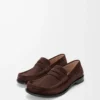 Mocassins Campo en cuir de veau suédé marron foncé Mocassins Campo en cuir de veau suédé marron foncé