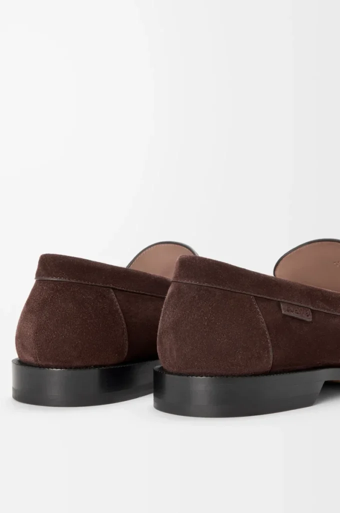 Mocassins Campo en cuir de veau suédé marron foncé Mocassins Campo en cuir de veau suédé marron foncé