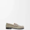 Mocassins Campo en daim brossé vert kaki