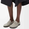 Mocassins Campo en daim brossé vert kaki