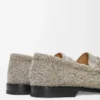 Mocassins Campo en daim brossé vert kaki