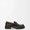 Mocassins Sierra en cuir de veau brossé Dark Brown