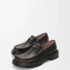Mocassins Sierra en cuir de veau brossé Dark Brown