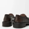 Mocassins Sierra en cuir de veau brossé Dark Brown