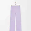 Pantalon bootcut souple en jersey technique lilas