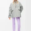Pantalon bootcut souple en jersey technique lilas
