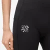Pantalon bootcut souple en jersey technique noir