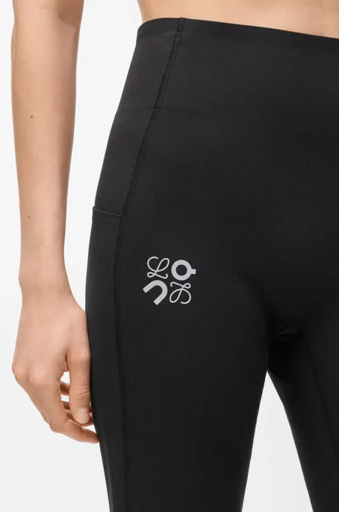 Pantalon bootcut souple en jersey technique noir