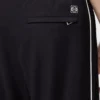 Pantalon à cordon en laine bleu marine