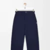 Pantalon de charpentier en coton bleu marine