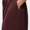 Pantalon de pyjama en soie Bordeaux