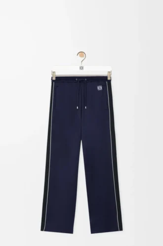 Pantalon de survêtement en jersey technique bleu marine foncé