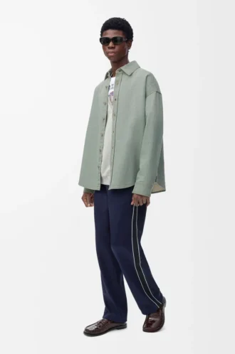 Pantalon de survêtement en jersey technique bleu marine foncé