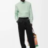 Pantalon de survêtement en jersey technique noir Pantalon de survêtement en jersey technique noir