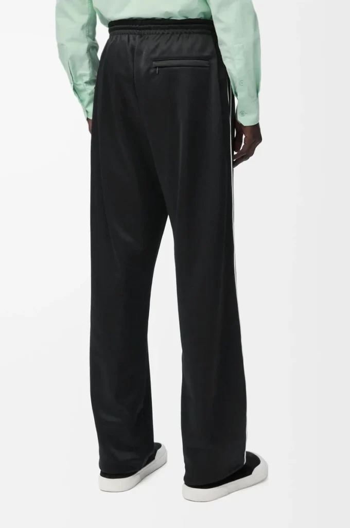 Pantalon de survêtement en jersey technique noir Pantalon de survêtement en jersey technique noir