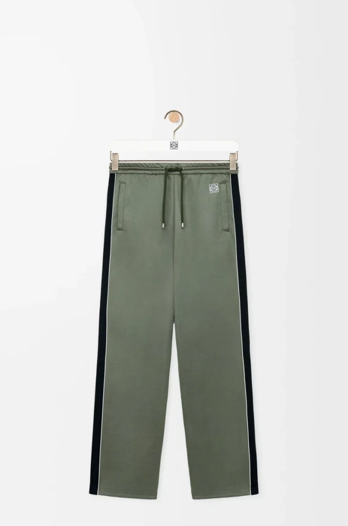 Pantalon de survêtement en jersey technique Vert kaki