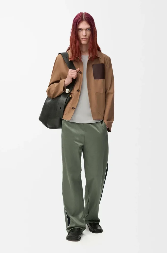 Pantalon de survêtement en jersey technique Vert kaki