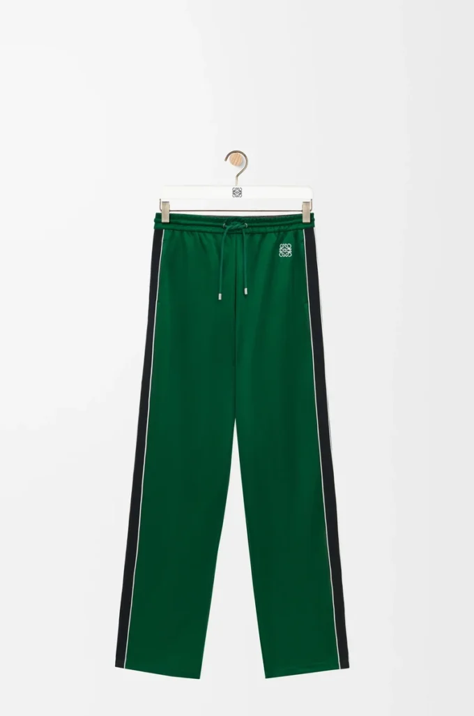 Pantalon de survêtement en jersey technique vert pop