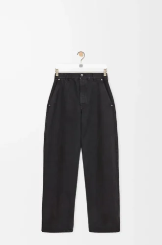 Pantalon en coton anthracite