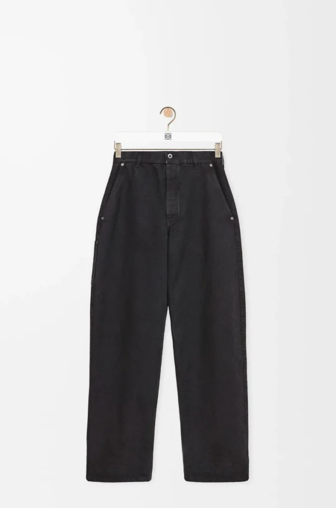 Pantalon en coton anthracite