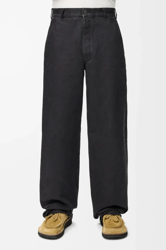 Pantalon en coton anthracite