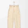 Pantalon en coton Beige