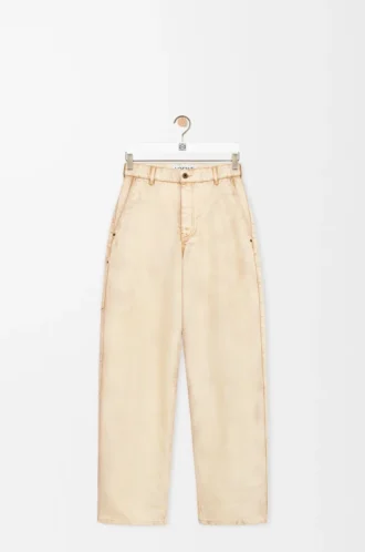 Pantalon en coton Beige