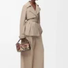 Pantalon en coton beige