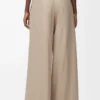 Pantalon en coton beige