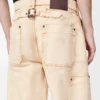 Pantalon en coton Beige