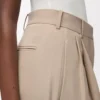 Pantalon en coton beige