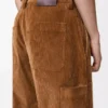 Pantalon en coton marron
