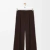 Pantalon en laine Marron