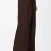 Pantalon en laine Marron
