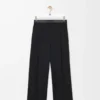 Pantalon en laine Noir