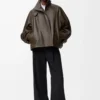 Pantalon en laine Noir