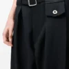 Pantalon en laine Noir