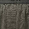 Pantalon en laine vert kaki
