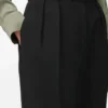 Pantalon en viscose stretch noir