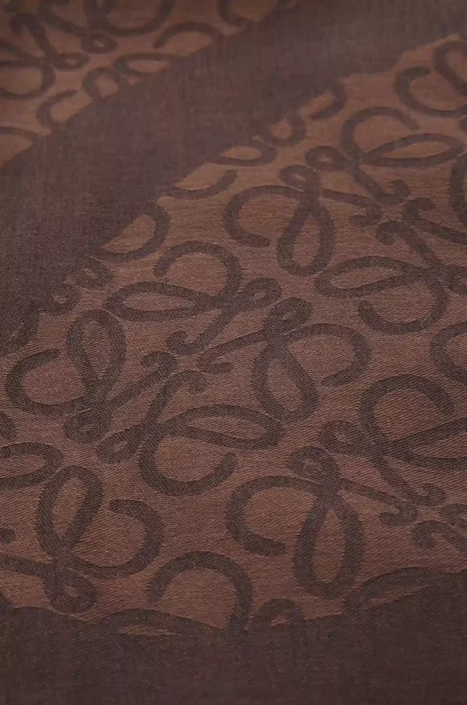 Pareo en coton Noir/Marron