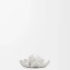 Pendentif Flower Hat en argent sterling et cristaux Argent/Blanc