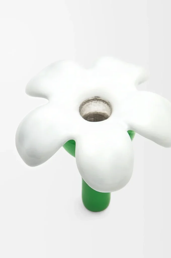 Pendentif Flower Seat en argent sterling Argent/Blanc