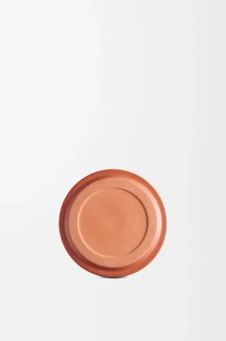 Petit couvercle pour bougie en terre cuite