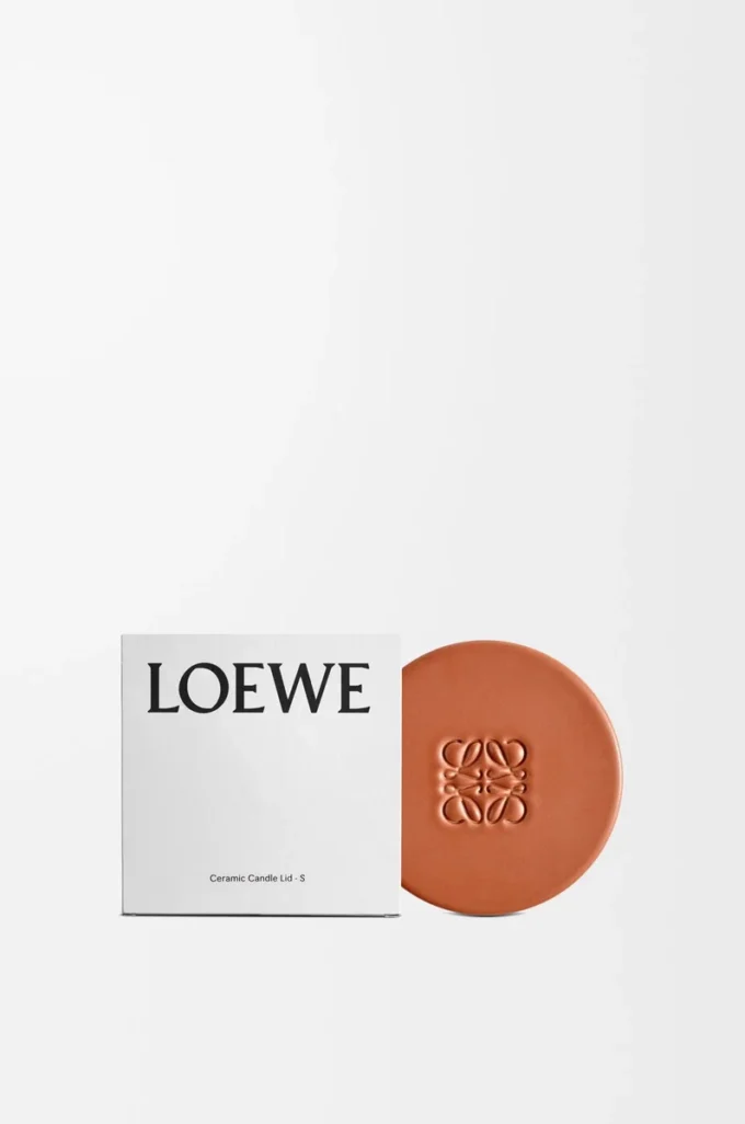 Petit couvercle pour bougie en terre cuite