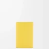 Petit portefeuille vertical Pebble en cuir de veau nappa brillant Baby Corn