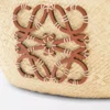 Petit sac Anagram Basket en palmier iraca et cuir de veau Naturel/Tan