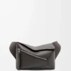 Petit sac banane Puzzle Edge en cuir de veau classique gris foncé